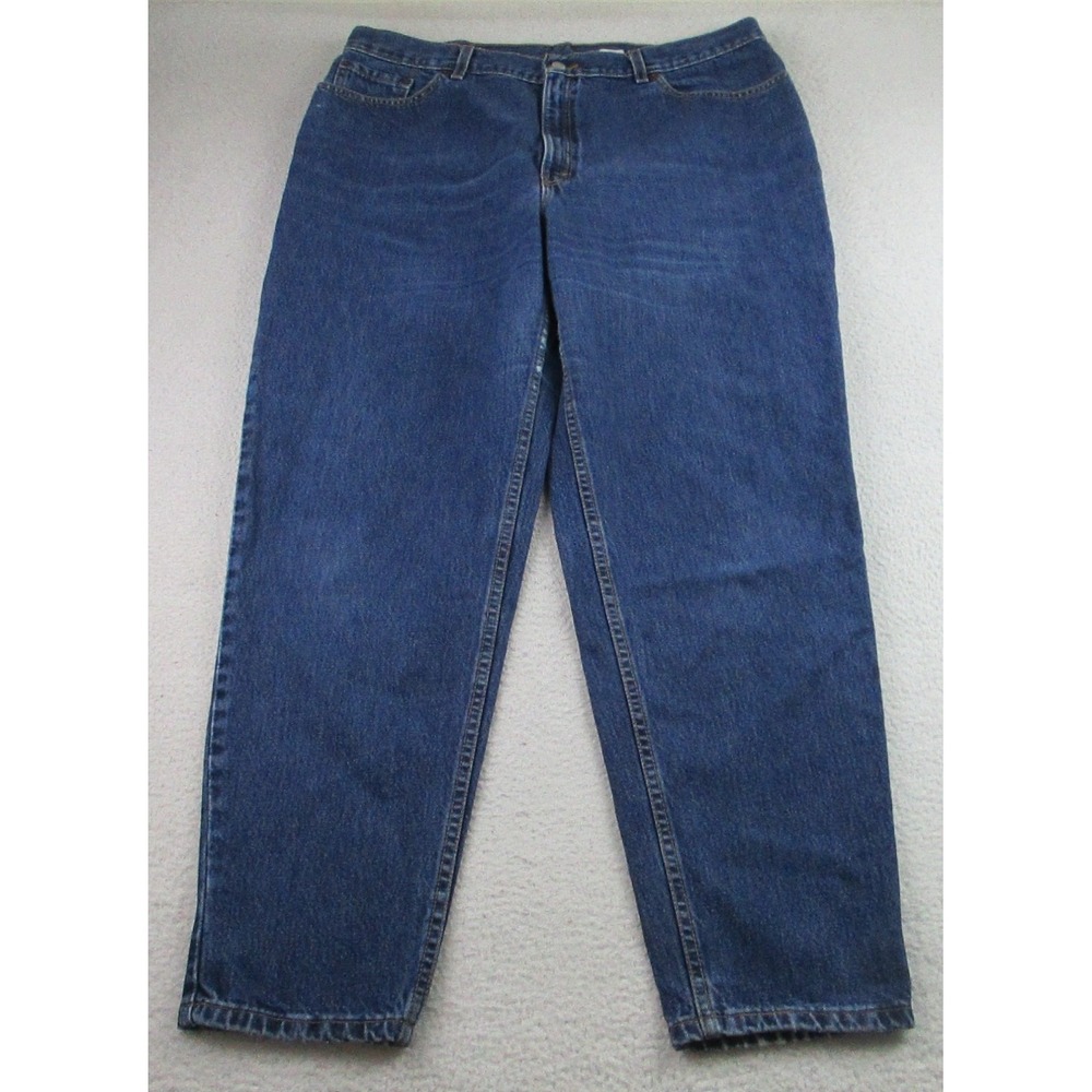 Vintage Levis 550 Jeans Womens 20 Blue Relaxed Fit Tapered Leg Made USA 90s